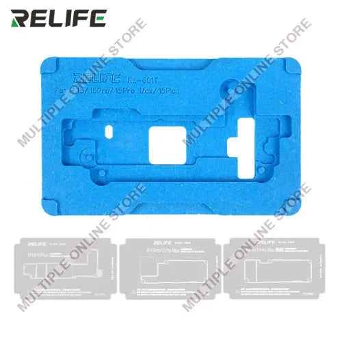 RELIFE RL-601T iPhone 15 Series Middle Board Tinning Platform (Fixture + Stencils)