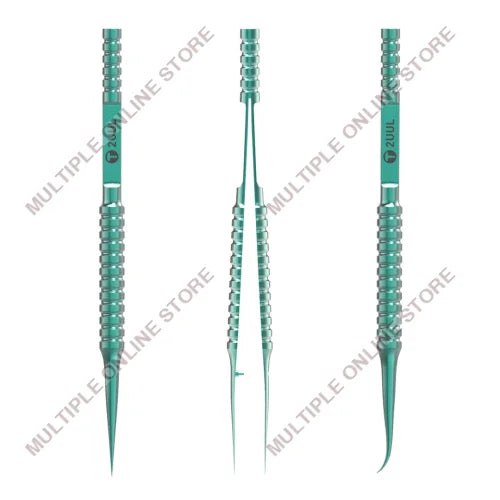 2UUL Ti01 & Ti02 Titanium Alloy Ultraprecise Tweezer Set 2 in 1