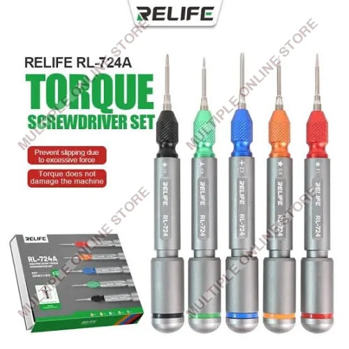 RELIFE RL-724A High Precision Torque Screwdriver Set 5 in 1