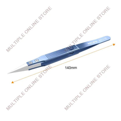 RELIFE RT-11E Anti Static Resistant Ceramic Fly Leads Tweezer