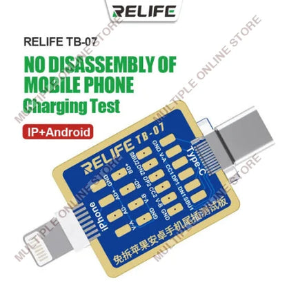 RELIFE TB-07 Disassembly Free iPhone & Android Charging Test Board