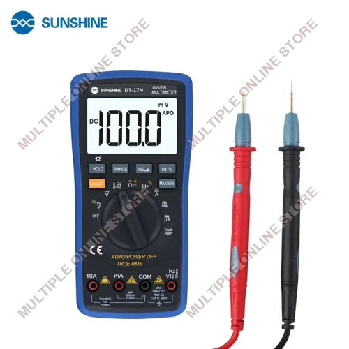 SUNSHINE DT-17N Digital Multimeter Precision LCD Display