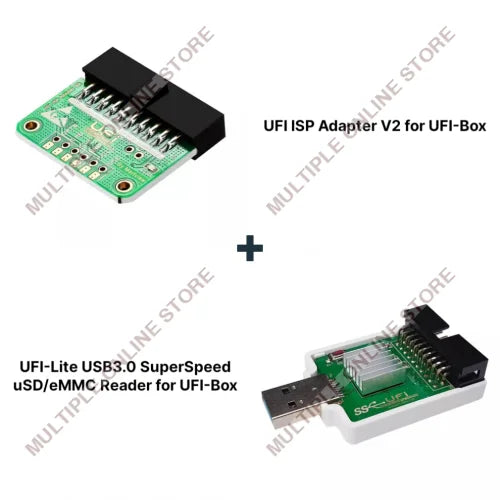 UFI ISP Adapter V2 + UFI-Lite USB3.0 SuperSpeed uSD/eMMC Reader for UFI-Box